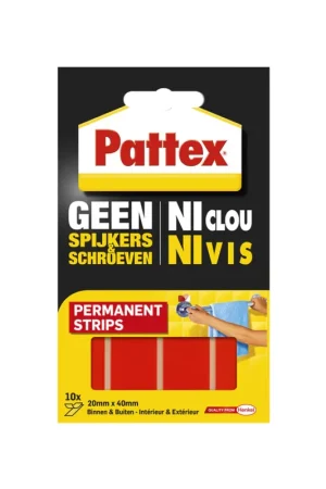 Actieprijs Pattex Geen Spijkers & Schroeven Montagestrips Permanent
